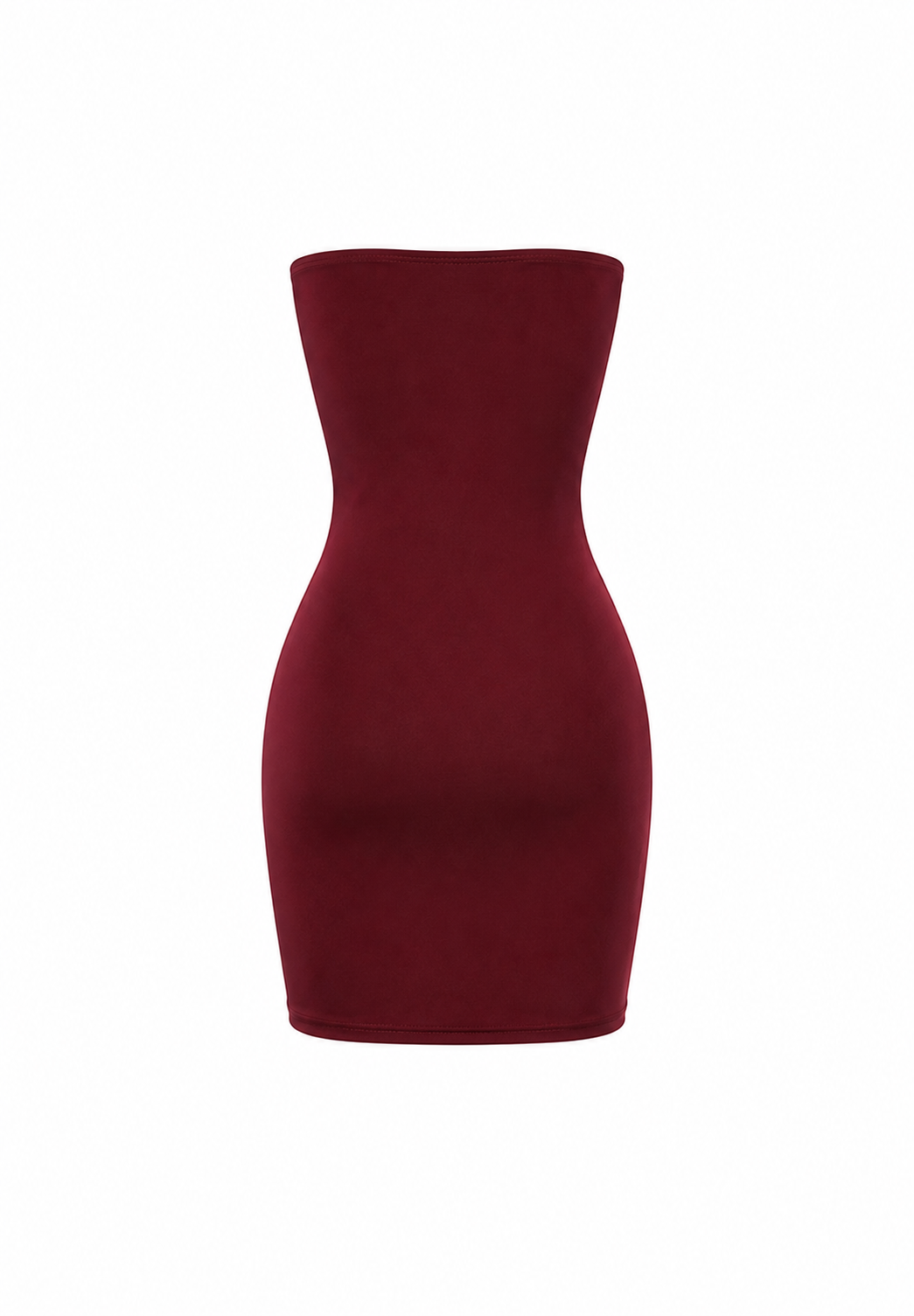 DRAPED JERSEY MINI BODYCON DRESS