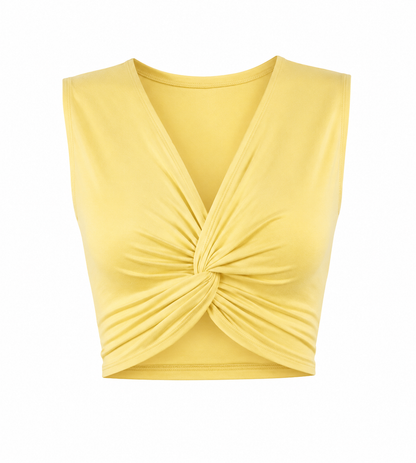 TWIST FRONT TOP & WIDE-LEG PALAZZO SET